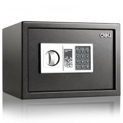 得力（Deli）保险柜保险柜30×39CM黑色 全钢防盗 办公家用