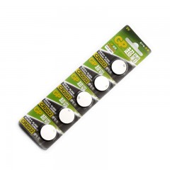 超霸（GP）纽扣电池 锂电池CR2032（整卡5粒起售、适用于汽车遥控器/电子产品）