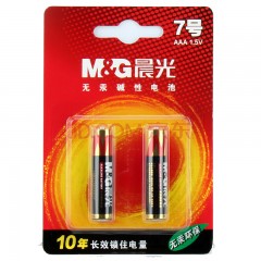 晨光 碱性电池ARC92555（7号、单粒）