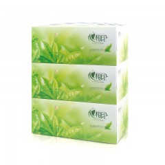 心相印 抽纸/纸抽 茶语系列H200（硬盒、3盒/提、2层、200抽）