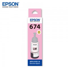 爱普生 原装墨水6色T674（浅红、适应于L801 L1800 L850 L810 L805）