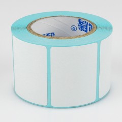 快惠（KUAIHUI）热敏不干胶条码标签纸（单排40mm高*80mm宽*1000张、）卷