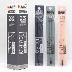 晨光 陶瓷珠球中性替芯优品6007黑0.35（支）（20支起售）