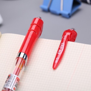 晨光 按动中性笔办公K35（红、0.5mm、整盒12支起售）