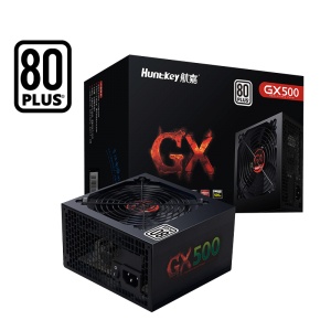 航嘉 电脑电源（500W、80plus白牌/主动PFC/全电压/智能温控/背部走线）