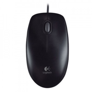 罗技（Logitech）M100r 光电鼠标 （黑色）