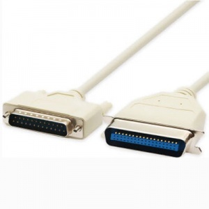 快惠-并口打印线 打印数据线（1.5米、DB25针转CN36针）纯铜双屏蔽