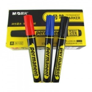 晨光 单头流通型记号笔APM26102（红、整盒10支起售）