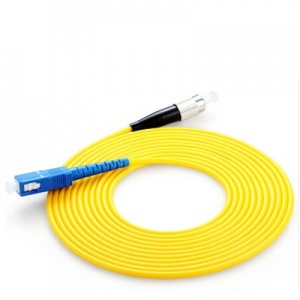 光纤跳线 SC-FC单模单芯 收发器尾纤 3米