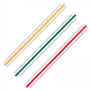 得力(deli)三棱比例尺8930（30cm）