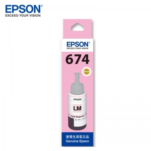 爱普生 原装墨水6色T674（浅红、适应于L801 L1800 L850 L810 L805）