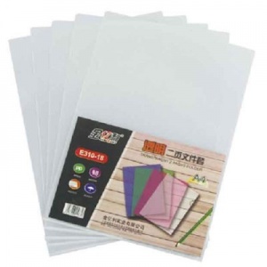 金亿利-透明文件套/夹页E310-18（A4、无折边、18C、30个/包）