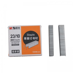 晨光23/10厚层订书钉ABS92625（可订50张、1000枚/盒）