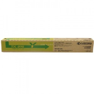 【国产】京瓷 粉盒/粉仓/墨粉TK-898（黄色、标准6000页、适用8520/8525）