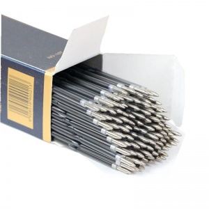 快惠-按动型圆珠笔笔芯/替芯（黑、0.5mm、100支/盒）