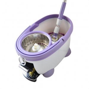 快惠-脚踏旋转式墩布桶套装