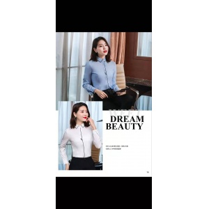 快惠-弹力雪纺女衬衣（需定制）10套起订）