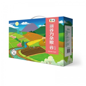 中粮新谷力杂粮谷礼盒2800g 小米绿豆红糙米玉米糁糯米荞麦黄豆黑米杂粮组合装年货