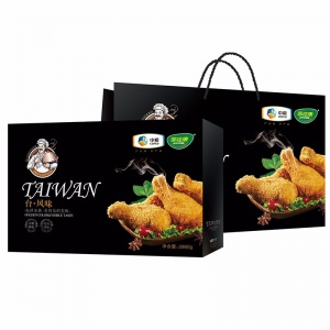 中粮家佳康台风味炸鸡礼盒2960g 鸡腿翅中鸡块鸡柳组合熟食礼盒