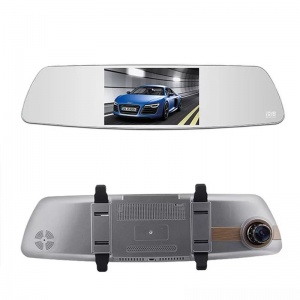 凌度HS690微光夜视前后双录倒车可视原镜白镜ADAS记录仪