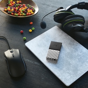 西部数据（WD）Type-C移动固态硬盘（PSSD）512GB My Passport SSD (小巧便携 高速传输)WDBKVX5120PSL