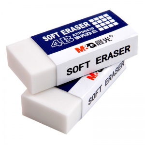 晨光 橡皮AXP96429（白、大块、4B）