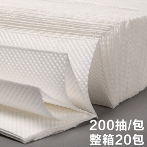 爽竹 卫生间擦手纸（20包/件、200抽/包）