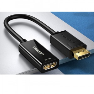 快惠 DP转HDMI转换器线 4K高清DisplayPort公对母转接头