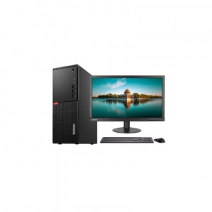 联想Thinkcentre E76X台式电脑（i3-8100、8G、1T、集显）21.5寸显示器