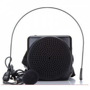 爱课（AKER） MR1602扩音器教师导游音箱音响便携腰挂锂电喊话器教学导游小蜜蜂 黑色