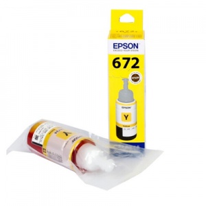 爱普生T6724黄色墨水瓶（适用L220/L310/L313/L211/L360/L380/L455L485/L565/L605/L1655）