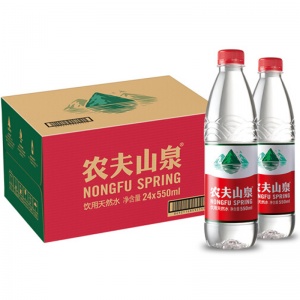 农夫山泉 饮用水 饮用天然水塑膜量贩装550ml*24瓶