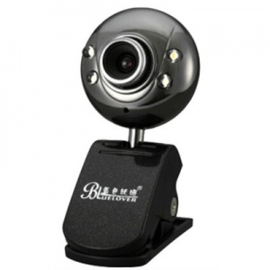 快惠 电脑台式机摄像头 高杆带麦克