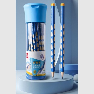 得力  58184洞洞铅笔三角杆 30支装/HB