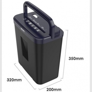 得力(deli)4级保密个人桌面碎纸机9939（单次5张 12L 持续5分钟 可碎卡）