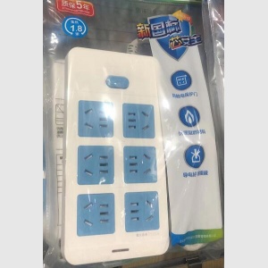 得力 插座/插排A06（1.8米/6位）优质接线板 办公家居用 强劲拔插力 接线板