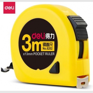 得力 盒尺/钢卷尺8202（3m）