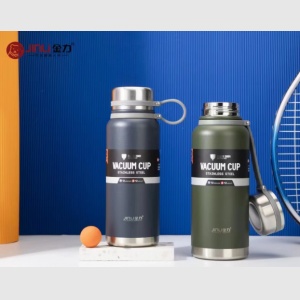 金力钢 大容量保温壶户外旅行保温杯7066-7（900ML）