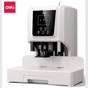 得力D855自动财务装订机600页自动财务装订机