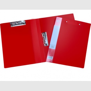 金亿利 红色双夹文件夹 A4文件夹