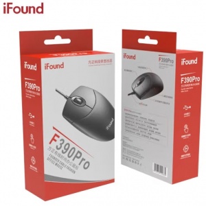 方正 F390Pro 有线鼠标 1.8米线 黑色