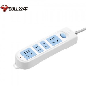 公牛（BULL） 插座/插排/插线板GN-607（4位、1.8米、总控开关）