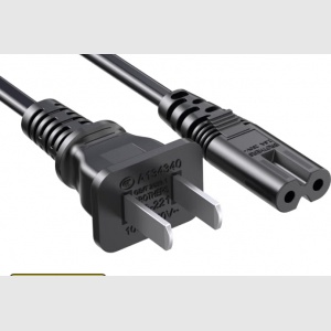 快惠 两插8字尾电源线八字尾 1.5米