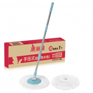 快惠-墩布旋转拖把杆+拖把盘